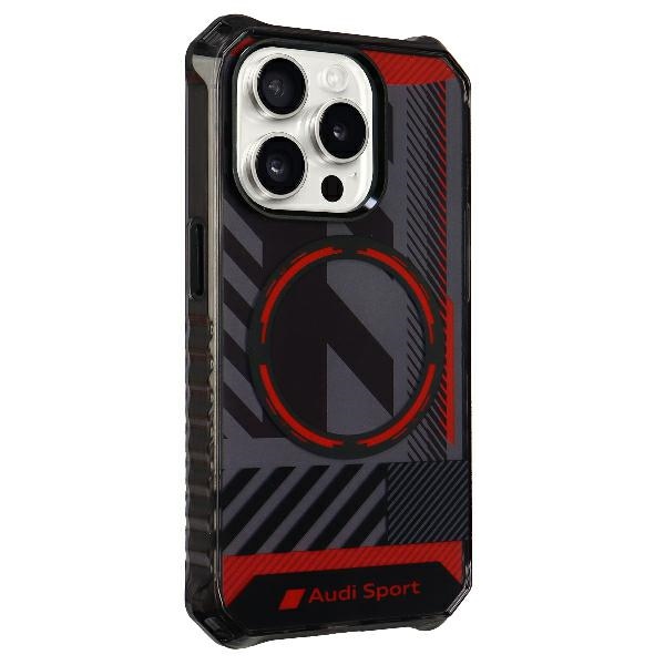 Audi iPhone 15 Pro Max Case IML Sport MagSafe, Black