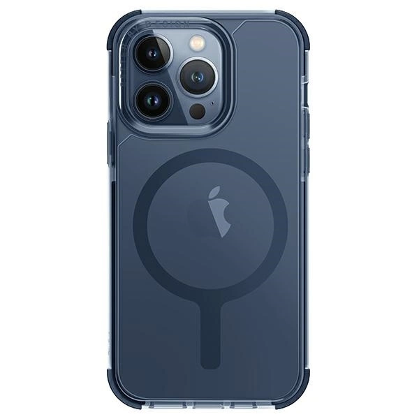 Uniq Combat iPhone 15 Pro Max 6.7\" Magclick Charging case dark blue/smoke blue