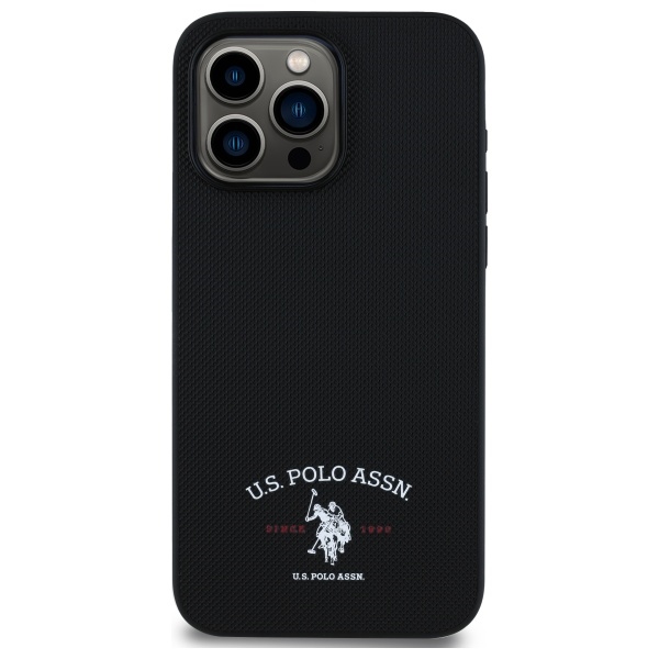US Polo USHCP15XPARK iPhone 15 Pro Max 6,7\\\" melns/ melns Apdrukāts DH logotips | 6.7\\\" black/black Printed Logo