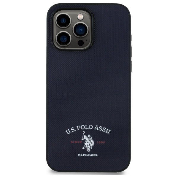US Polo USHCP15XPARV iPhone 15 Pro Max 6.7\\\" Navy Printed DH Logo