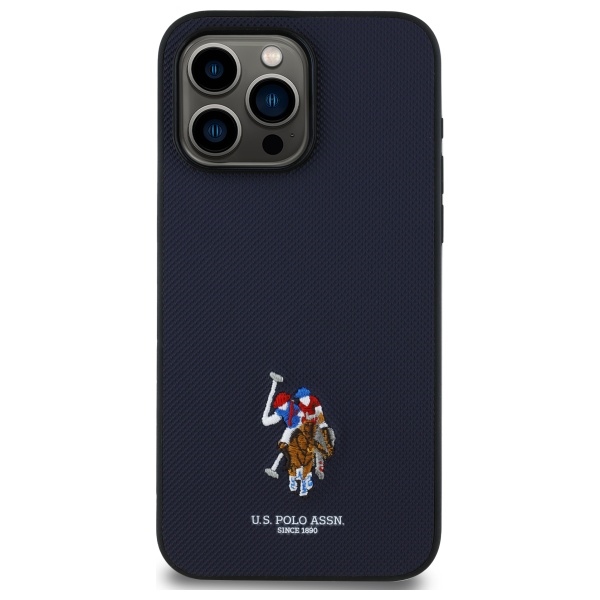 US Polo USHCP15XPEMV iPhone 15 Pro Max 6.7\\\" Navy Embroidered DH Color
