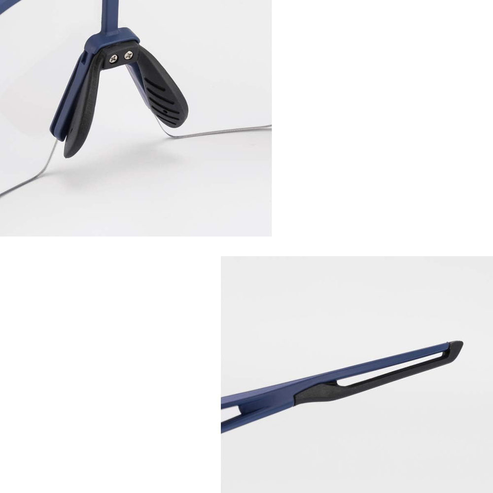 Rockbros 10174 fotohromiskās UV400 velosipēdu brilles - zilas | photochromic cycling glasses blue