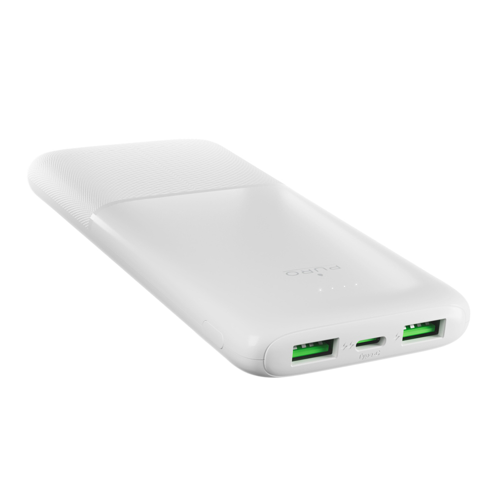 Puro DAILY 10 PLUS Power Bank 10000mAh 22.5W, White