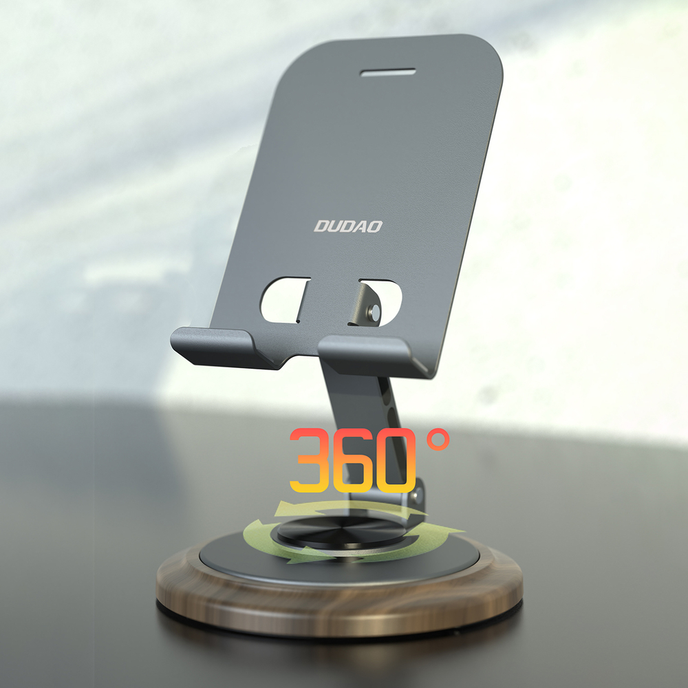 Dudao F17M 360° Metal Phone Stand, Gray