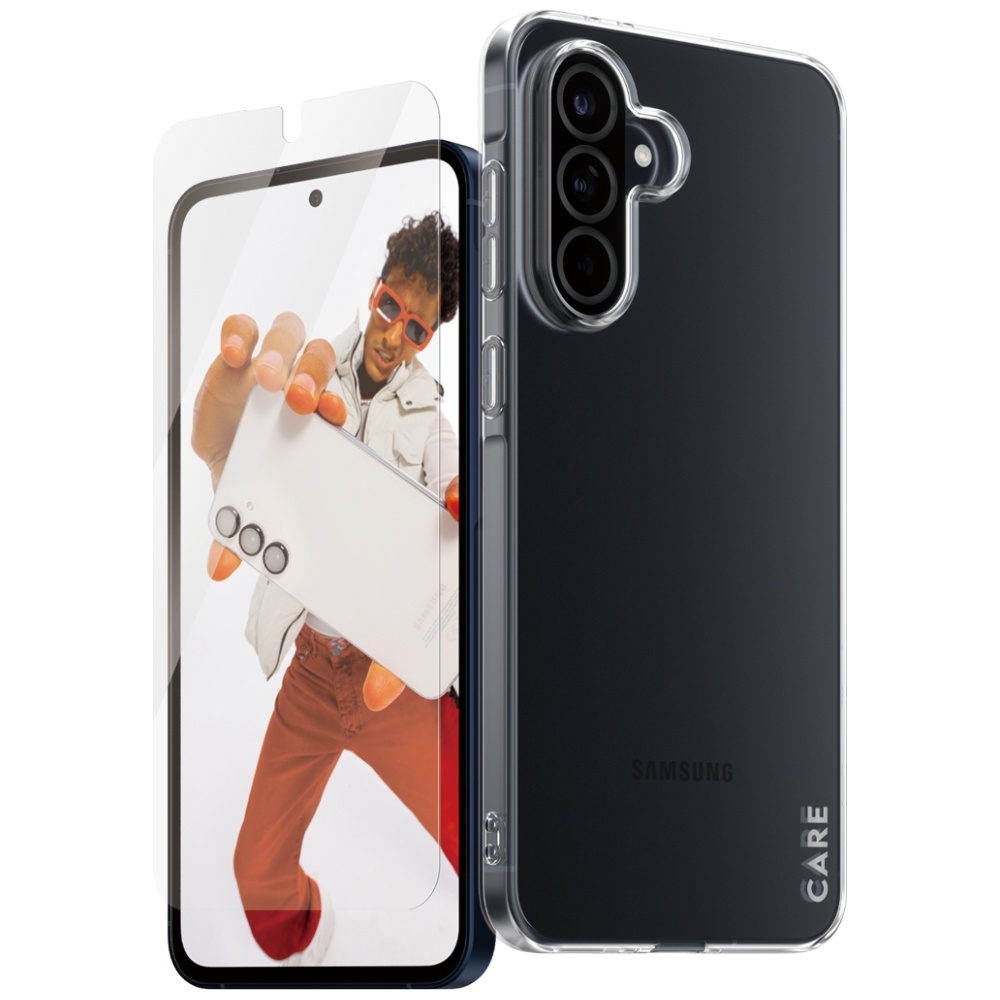 CARE by PanzerGlass Fashion 2in1 Case+Glass для Samsung Galaxy A56 5G - прозрачный