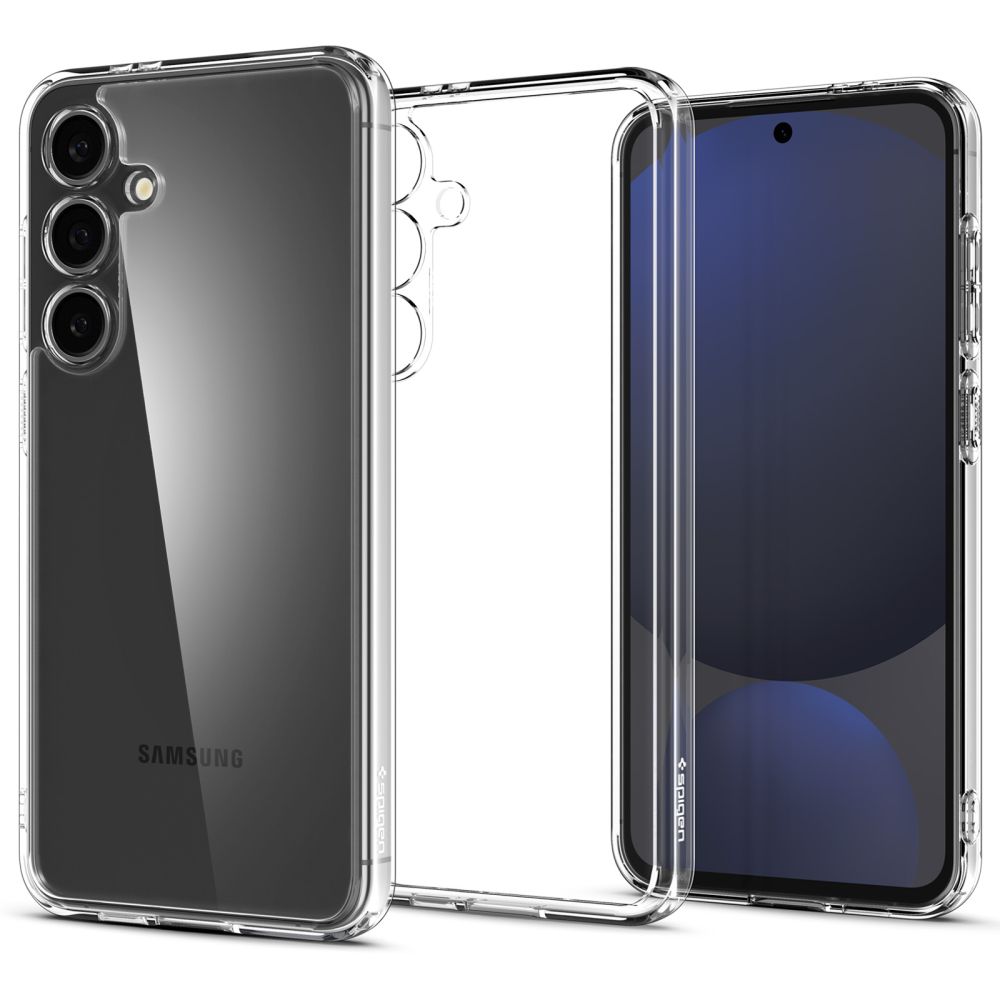 Spigen Ultra Hybrid Case for Samsung Galaxy S24 FE, Crystal Clear