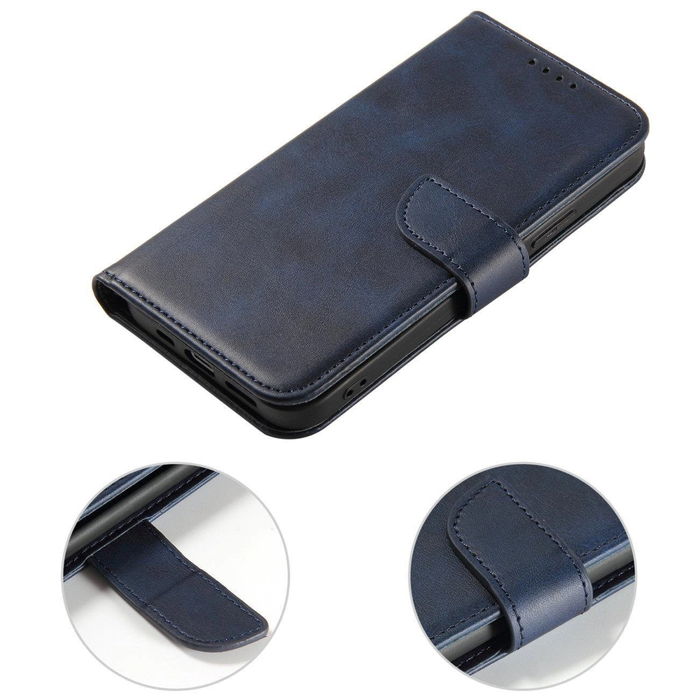 Magnet Case Wallet Flip for Samsung Galaxy S24 FE, Blue