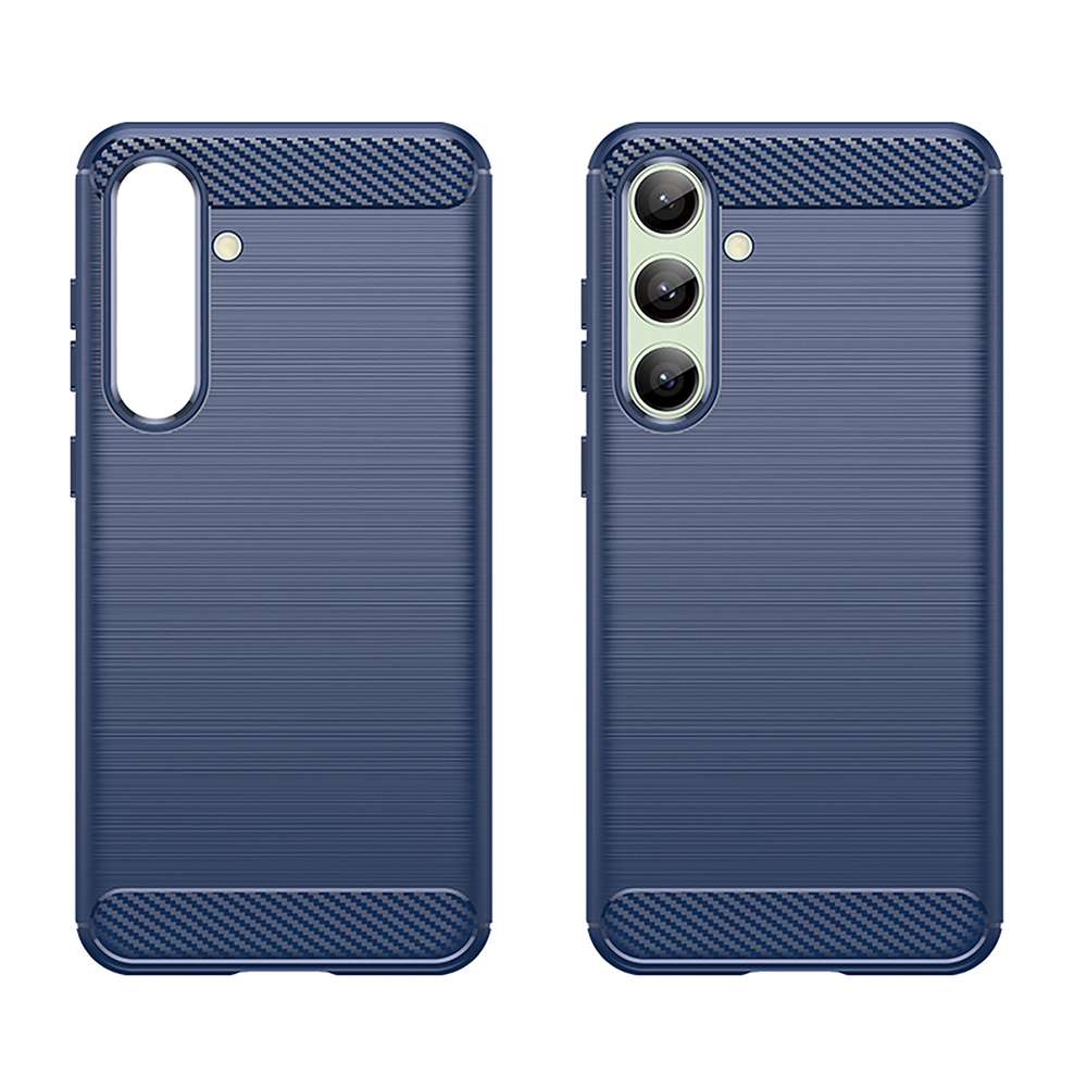 Чехол Carbon Case для Samsung Galaxy S24 FE, синий