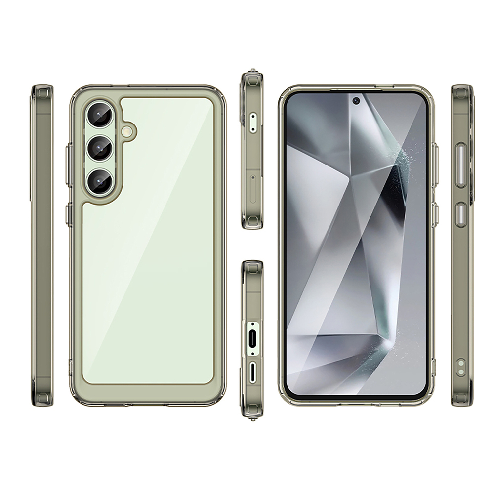 Outer Space Case for Samsung Galaxy S24 FE, Clear Black