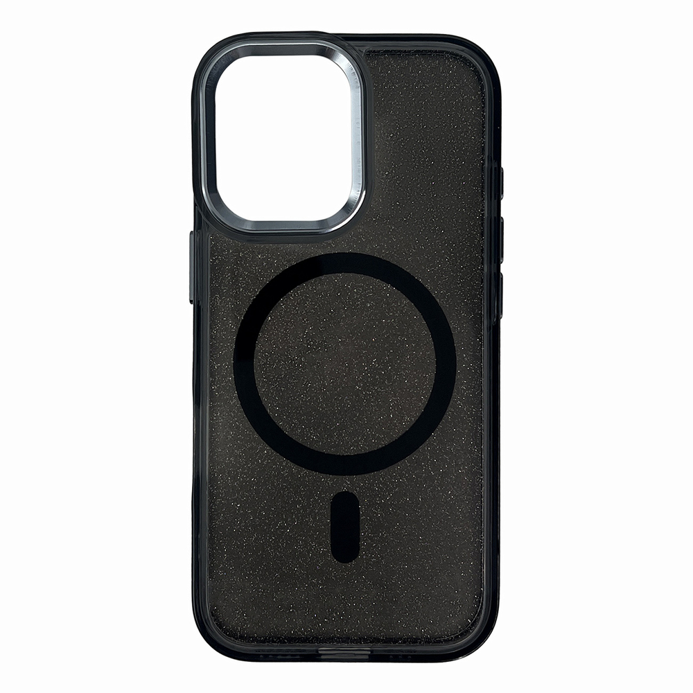 Wozinsky Glitter Case MagSafe for Samsung Galaxy S24 FE, Black
