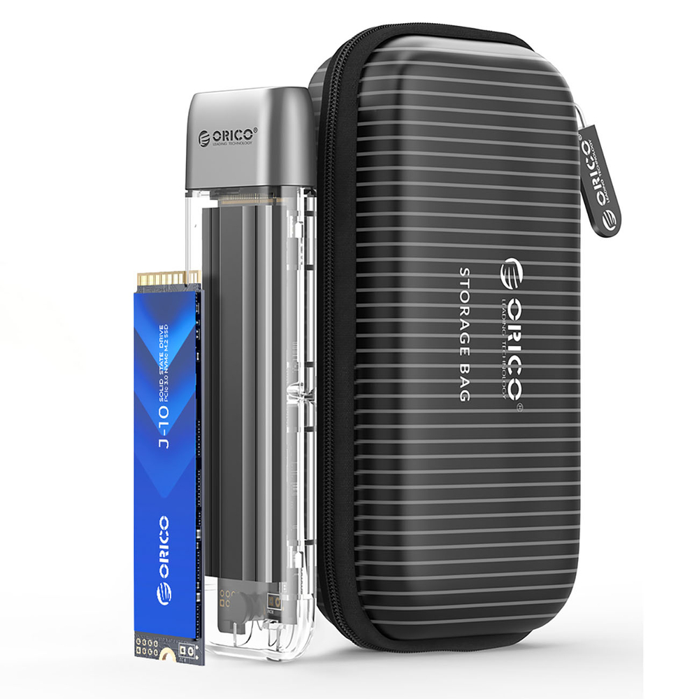 Orico TXM2-C3 M.2 NVMe SSD External Enclosure USB-C 10Gb/s, Gray
