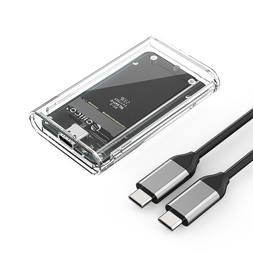 Orico TC10-MS mSATA USB-C 3.2 5Gb/s Disk Enclosure - Transparent
