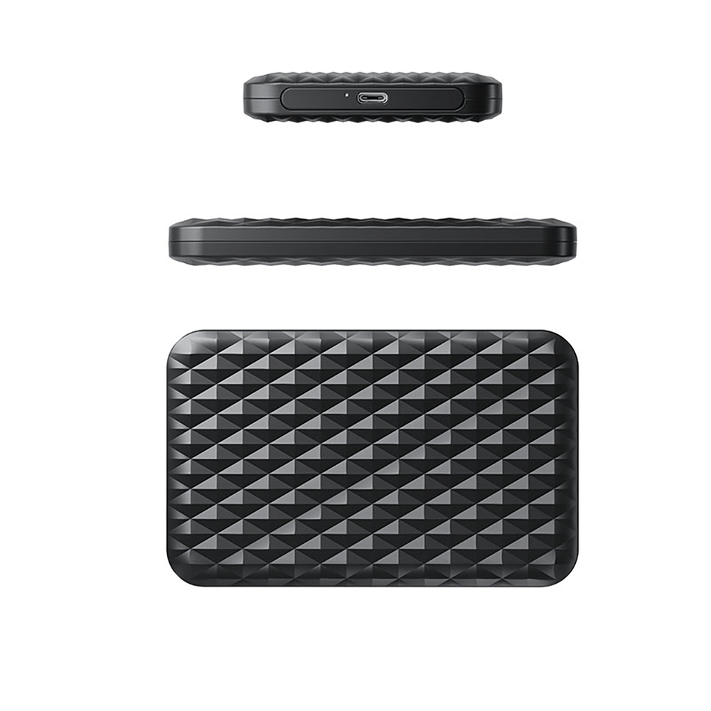 Orico 2520C3-V1 2.5\" HDD/SSD USB-C External Drive Enclosure, Black