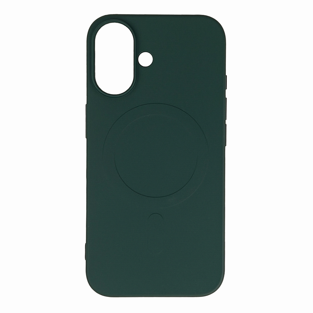 Wozinsky Samsung Galaxy S24 FE Case Liquid Silicone Case MagSafe, Green