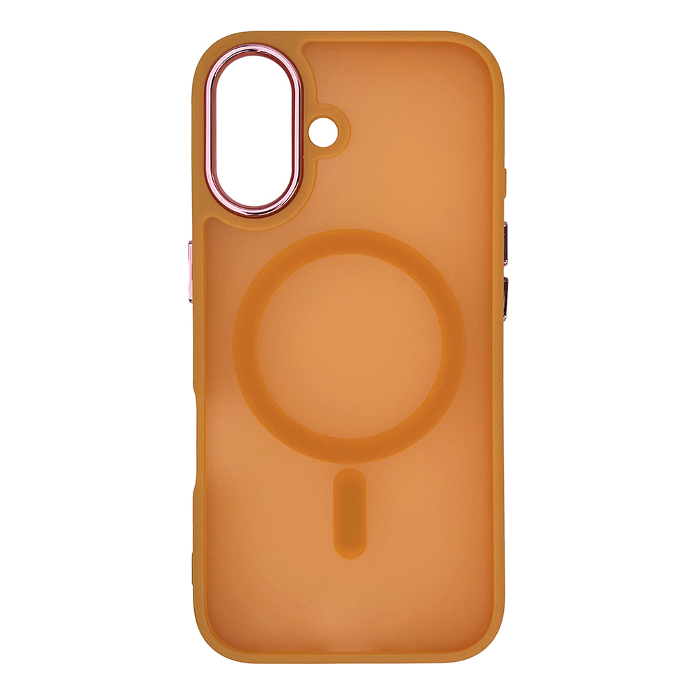 Чехол Wozinsky Fashion Case с MagSafe для Samsung Galaxy S24 FE, оранжевый