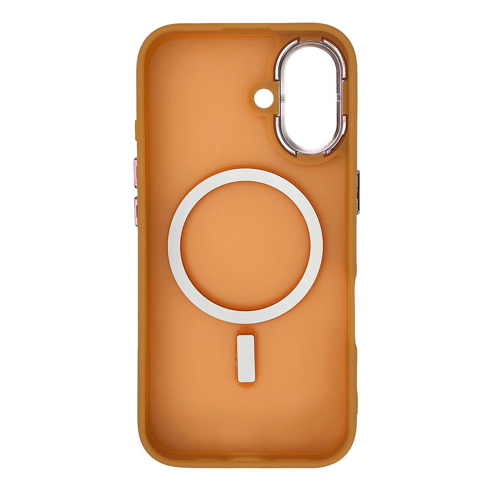Чехол Wozinsky Fashion Case с MagSafe для Samsung Galaxy S24 FE, оранжевый