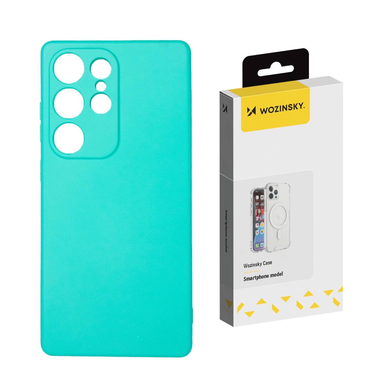Wozinsky Silicone Phone Case Cover Samsung Galaxy S24 FE - Mint