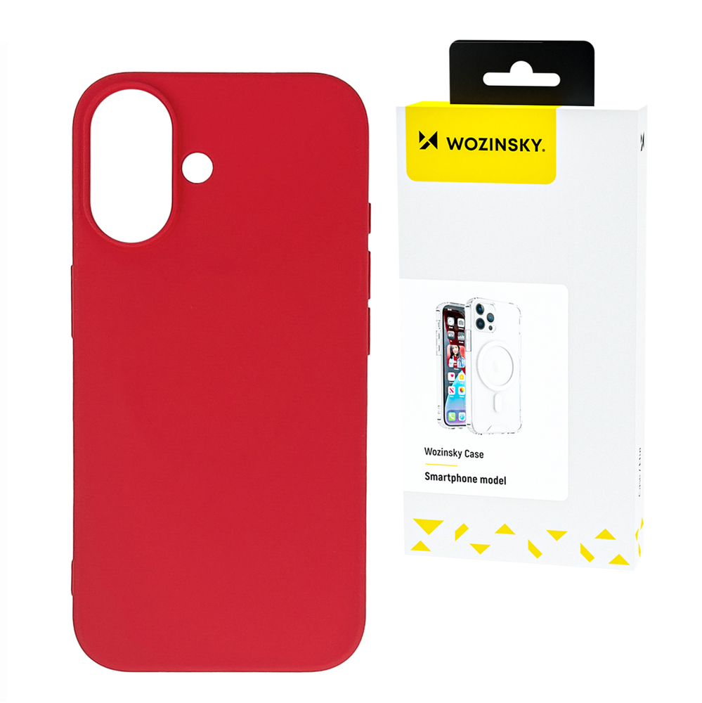 Wozinsky Silicone Phone Case Cover Samsung Galaxy S24 FE - red