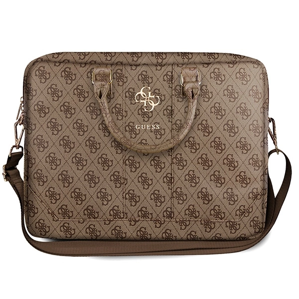 Guess 4G Big Logo bag a 16" laptop - brown