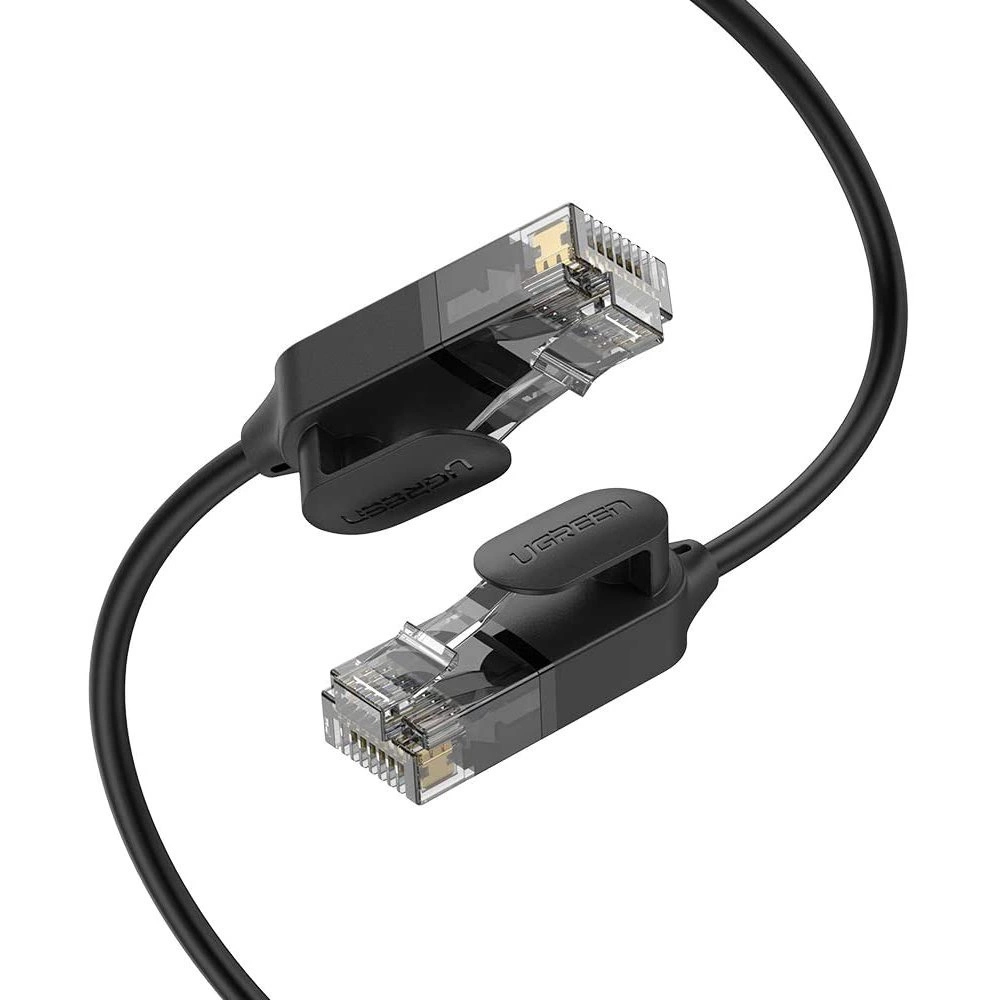 Ugreen interneta tīkla kabelis Ethernet patchcord RJ45 Cat 6A UTP 1000Mbps 5m melns (70654) | Cable Internet Network...