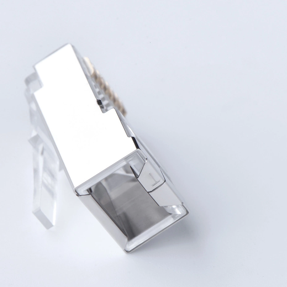 Ugreen 10x spraudņa gals RJ45 8P8C (UTP Cat. 6 / 5 5e) sudraba (NW111) | Plug End Silver