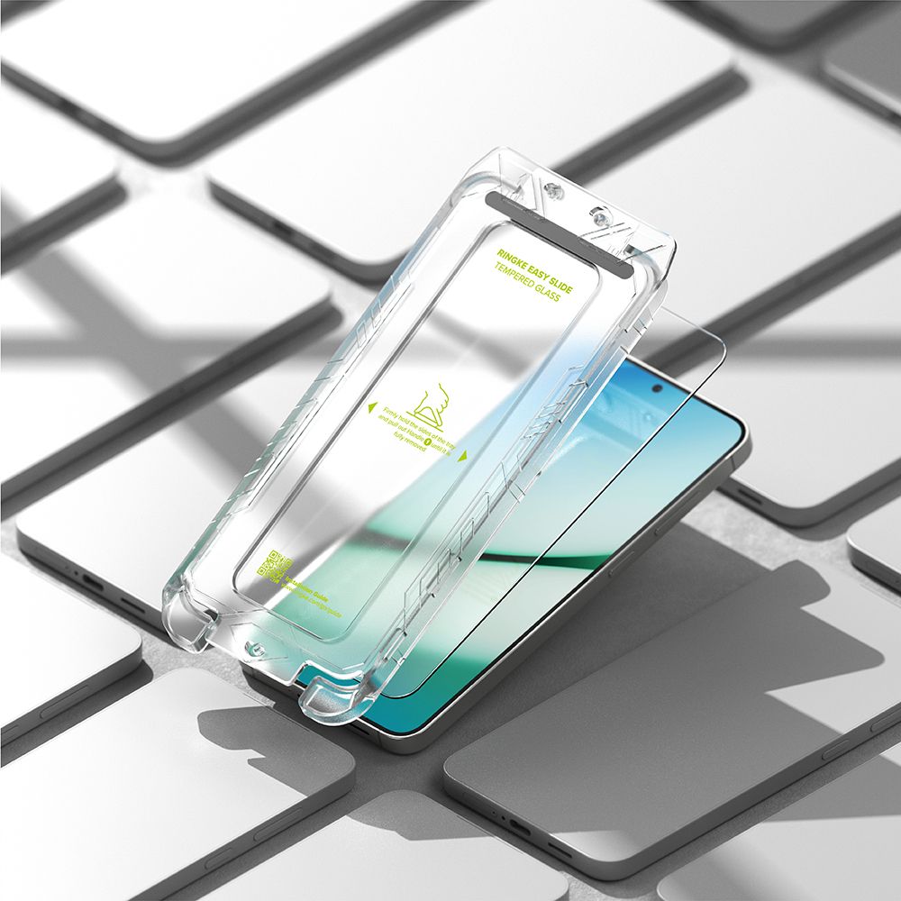 Ringke Easy Slide Tempered Glass for Samsung Galaxy S25 (2-Pack), Clear