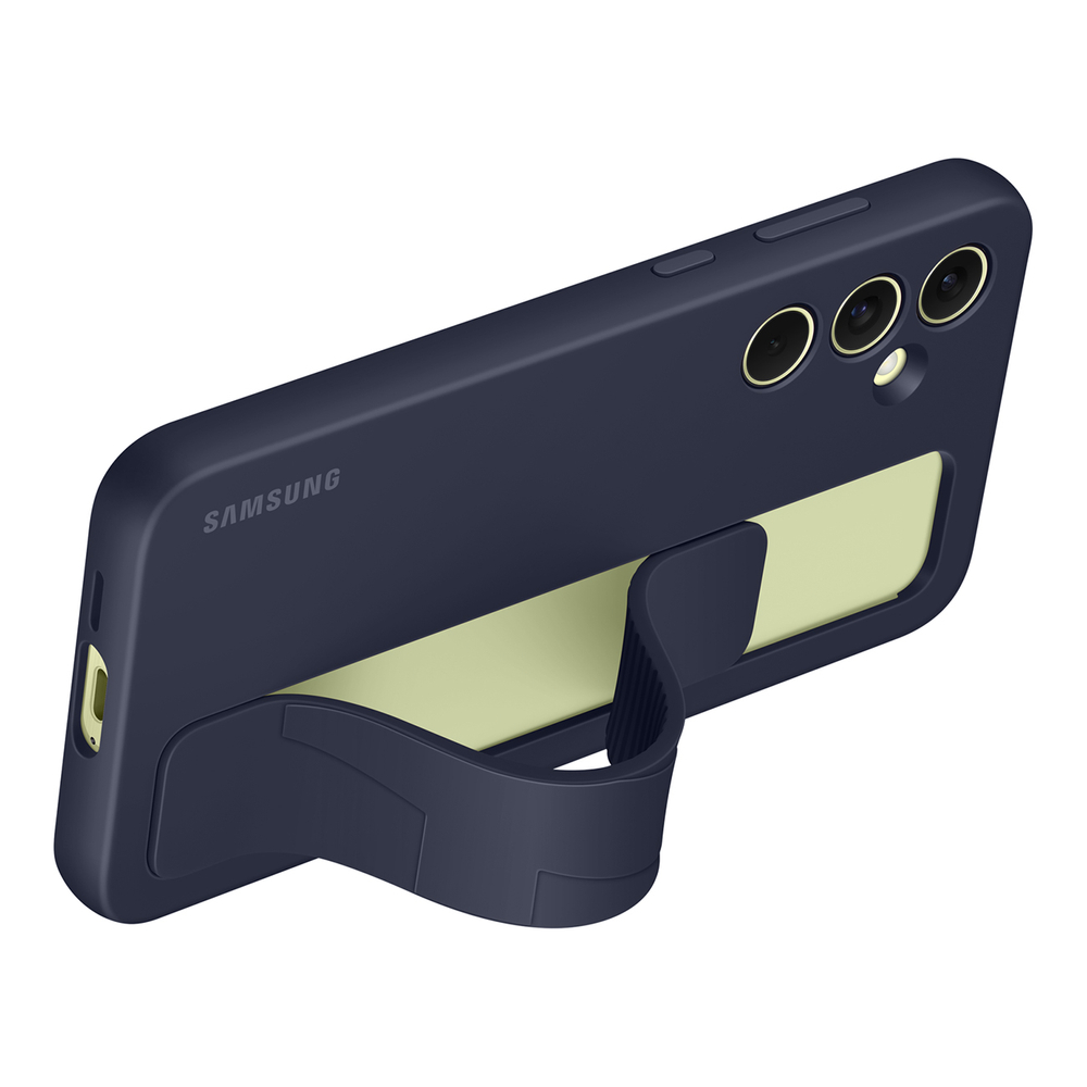 Samsung Standing Grip Case EF-GA556TBEGWW  Galaxy A55 with grip - blue-black
