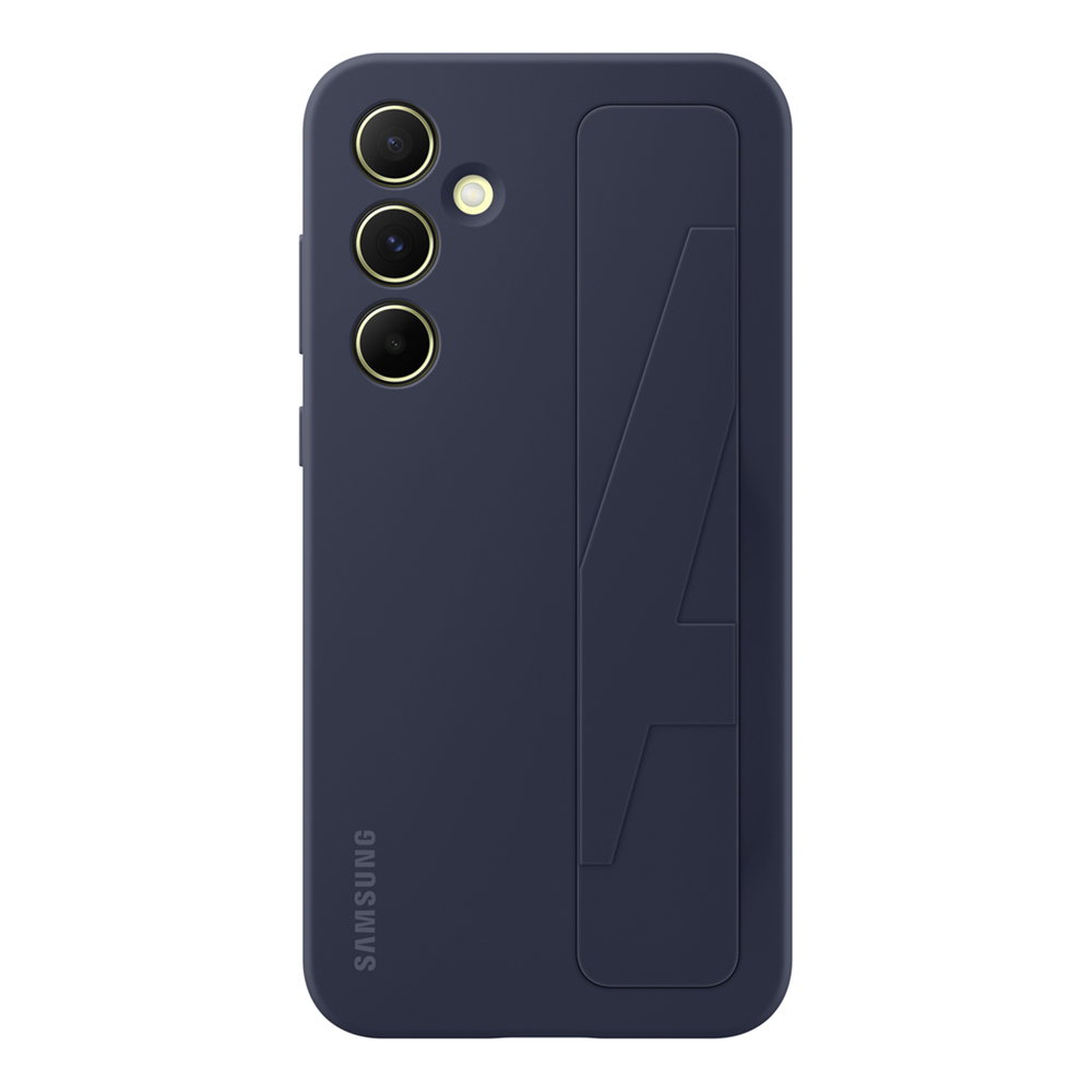 Чехол с подставкой Samsung EF-GA556TBEGWW для Galaxy A55 с ручкой - сине-черный