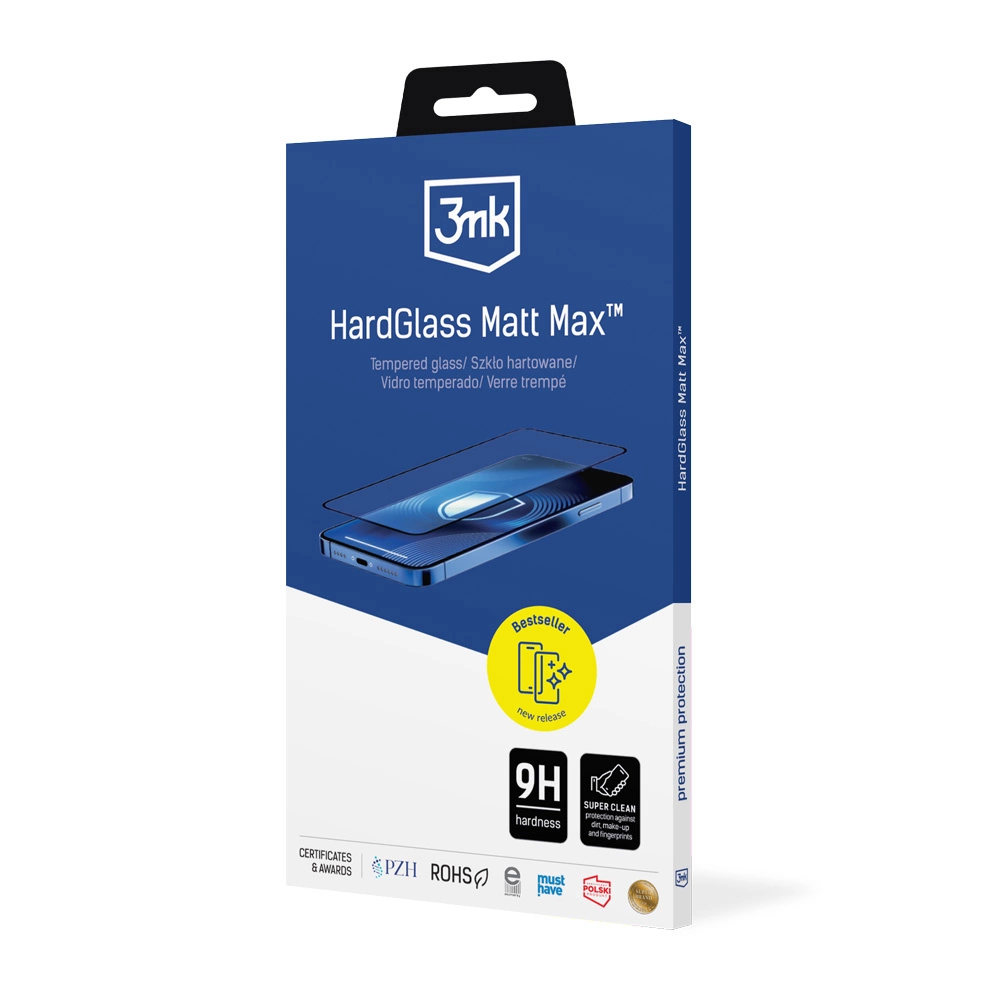 Matte tempered glass 3mk HardGlass Matt Max Samsung Galaxy S25 Edge