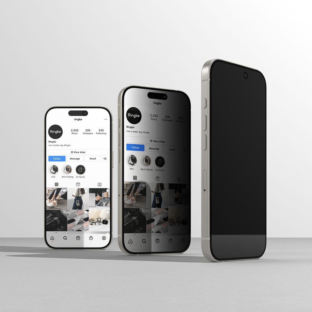 Ringke Easy Slide 2-pack Privacy Glass Samsung Galaxy S25