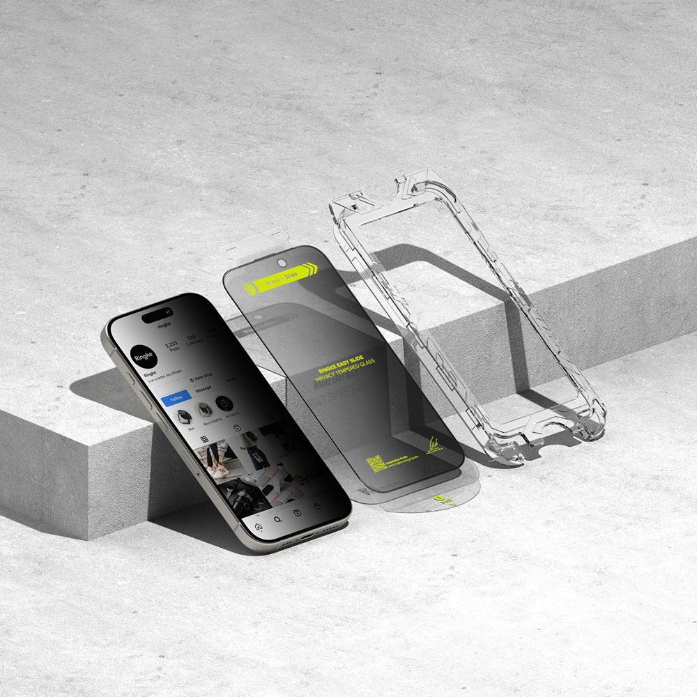 Ringke Easy Slide 2-pack Privacy Glass Samsung Galaxy S25