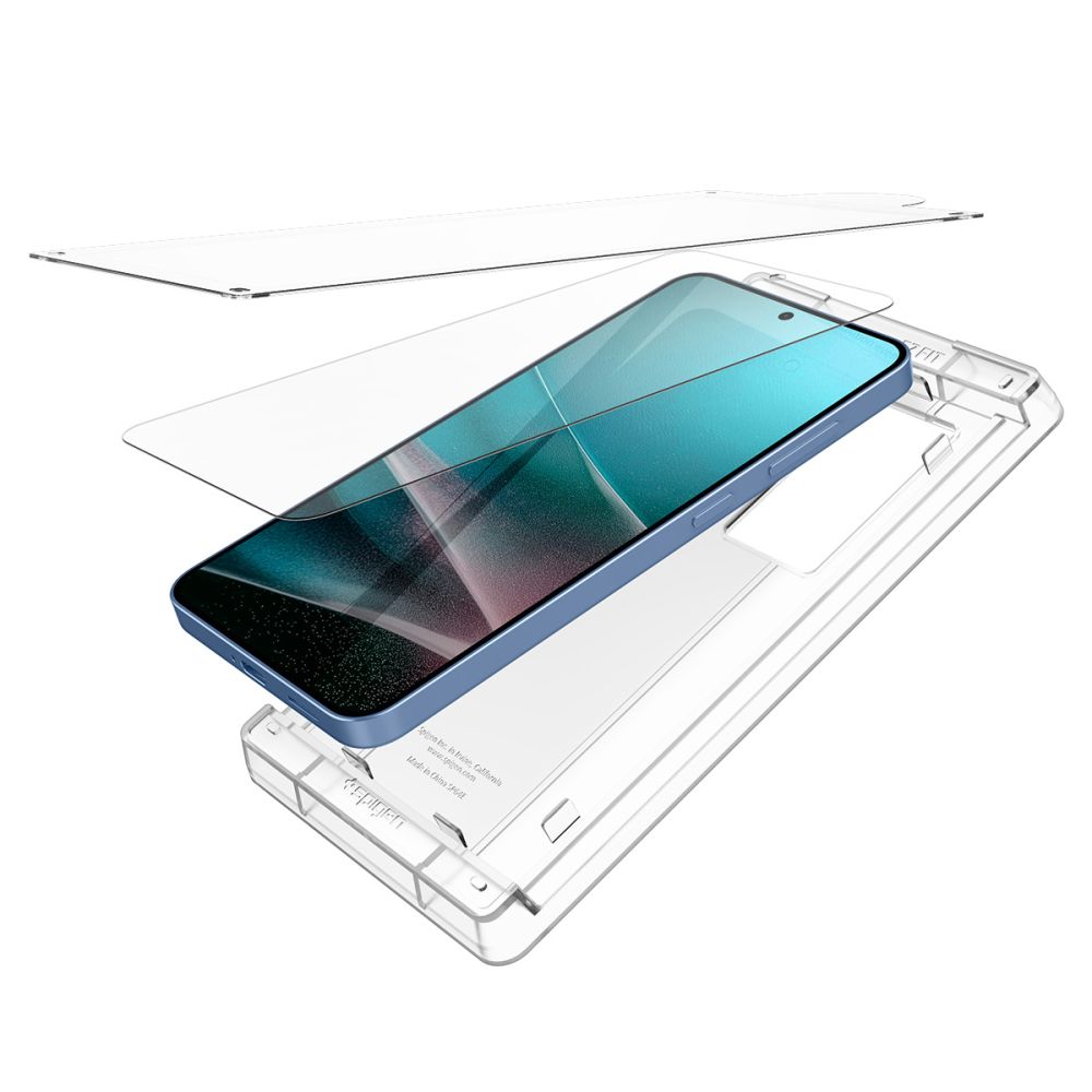 Spigen ELITE SHIELD EZ FIT Hybrid Glass Samsung Galaxy S25 - Transparent