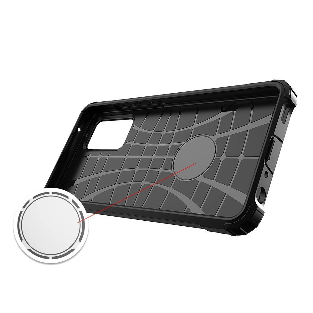 Hurtel Hybrid Armor Case for Samsung Galaxy A56 Silver