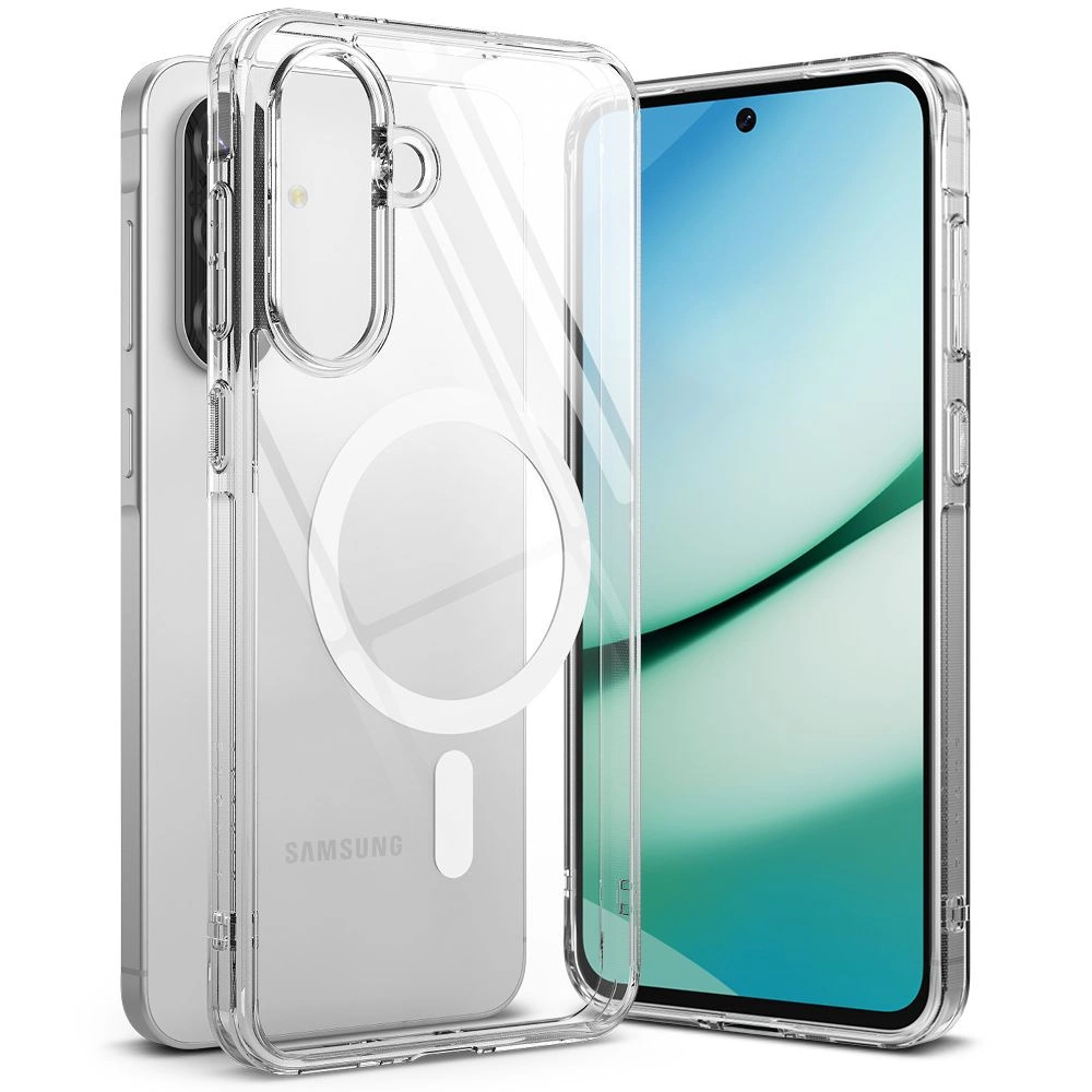 Ringke Fusion magnētiska MagSafe vāciņš Samsung Galaxy A36 / A56 5G - caurspīdīgs | Magnetic Phone Case Cover...
