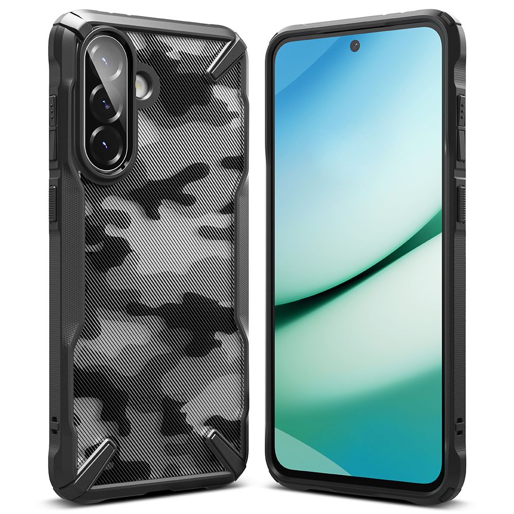Ringke Fusion X Phone Case Cover Samsung Galaxy A36 / A56 5G - Black Camo