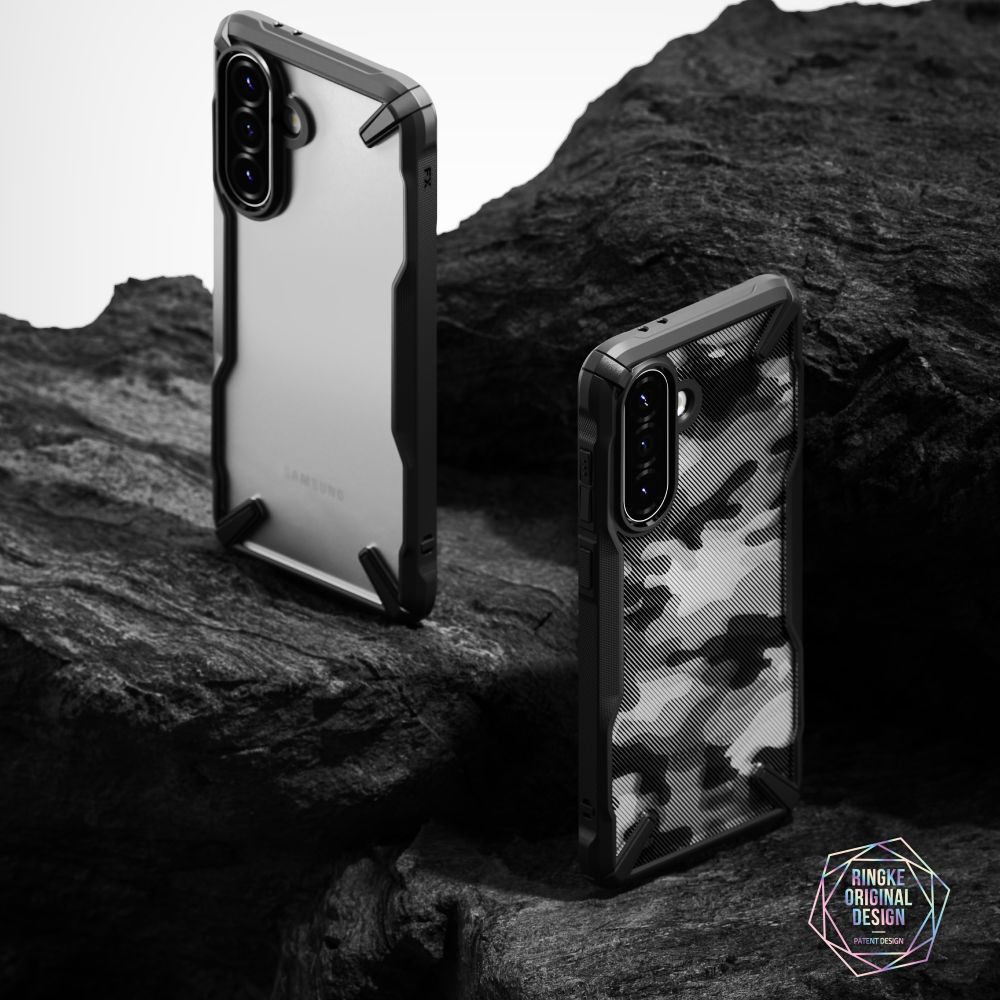 Ringke Fusion X Phone Case Cover Samsung Galaxy A36 / A56 5G - Black Camo