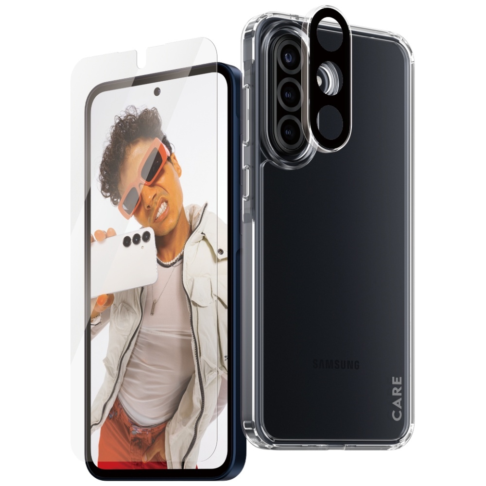CARE by PanzerGlass Flagship 3in1 Case+Glass+Lens Samsung Galaxy A36 5G - transparent