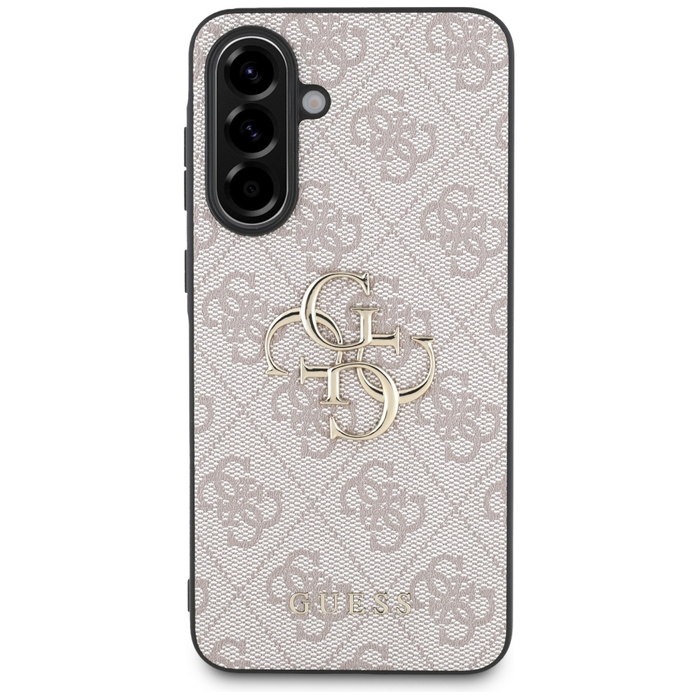 Guess HC 4G PU Big Logo vāciņš Samsung Galaxy A36 5G, Rozā