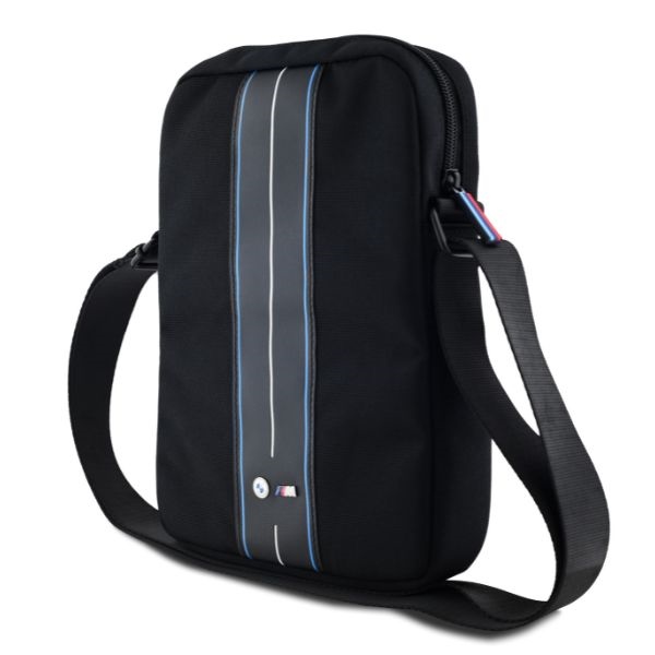 BMW Nylon Blue Stripe 10\" Tablet Bag - Black