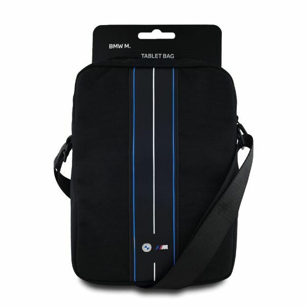 BMW Nylon Blue Stripe 10\" Tablet Bag - Black