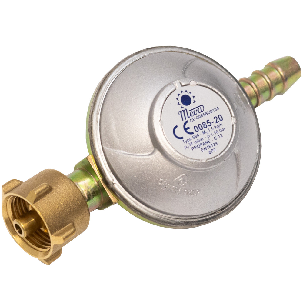 Meva UNP01007 LPG Gas Cylinder Connection Kit, 37 mbar, 1.5 m