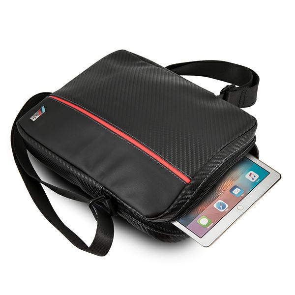 Torba BMW BMTB10CAPRBK Tablet 10\" Carbon / Red Stripe