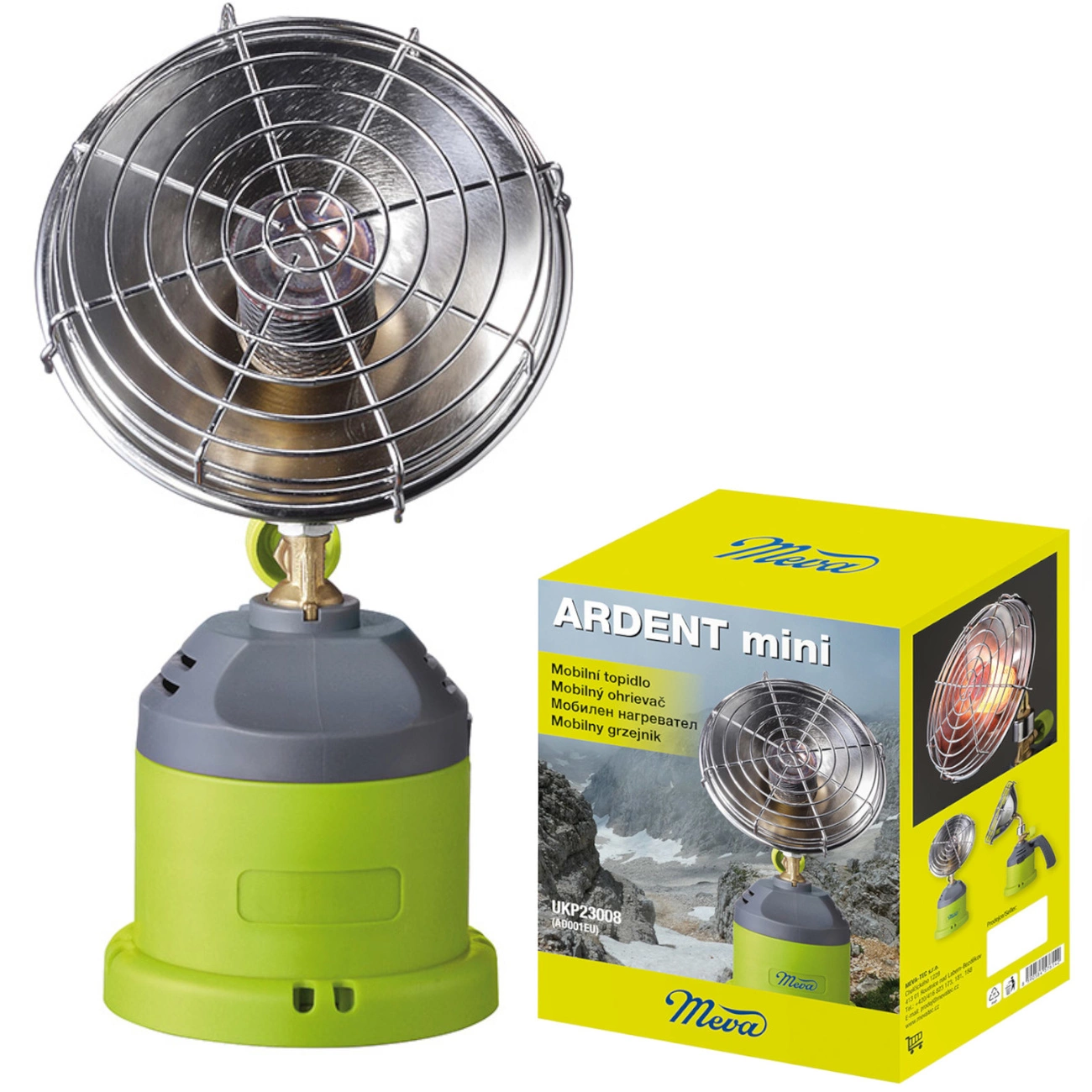 ARDENT MINI solar heater gas cartridge 1kW