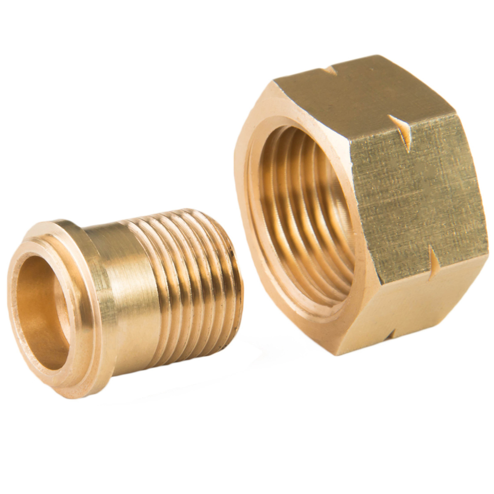 Meva Gas Cylinder Reduction Adapter 21.8mm L - 3/8\" L