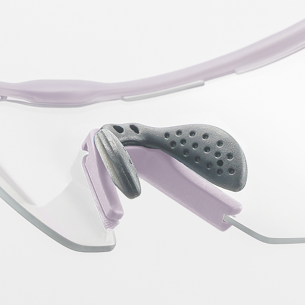 Rockbros Polarized Cycling Glasses with UV Protection and Corrective Insert, Purple