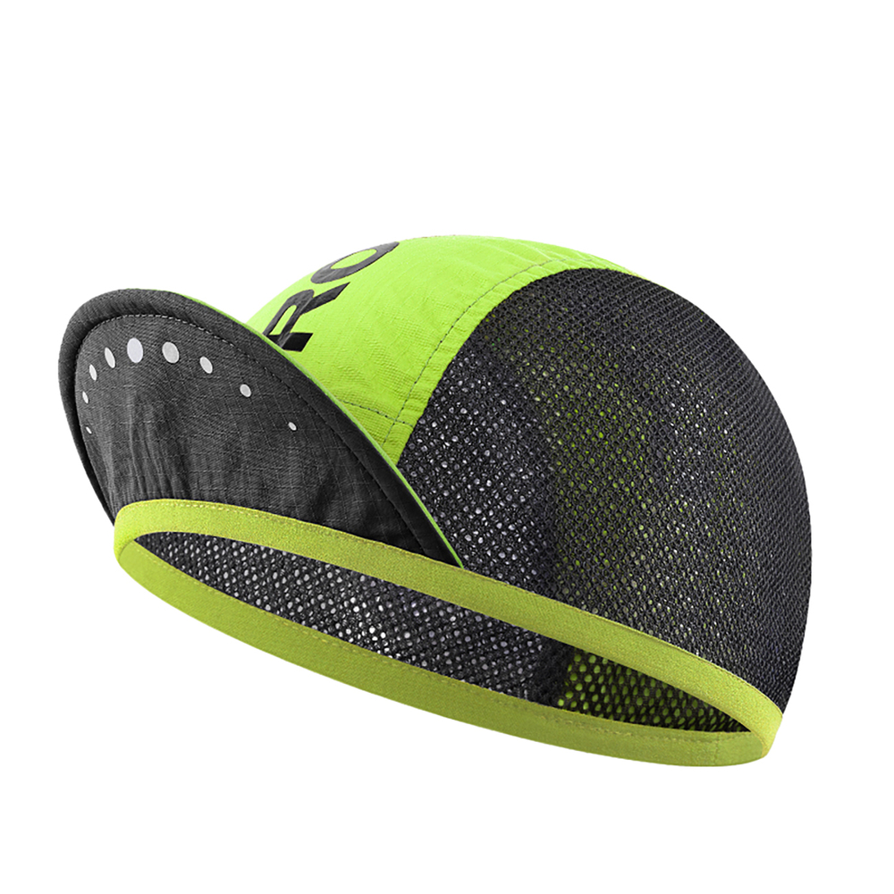 Rockbros riteņbraukšanas cepure ar vizieri, ķiveres pārvalks - zaļa | Cycling Cap With Visor, Helmet Cover Green