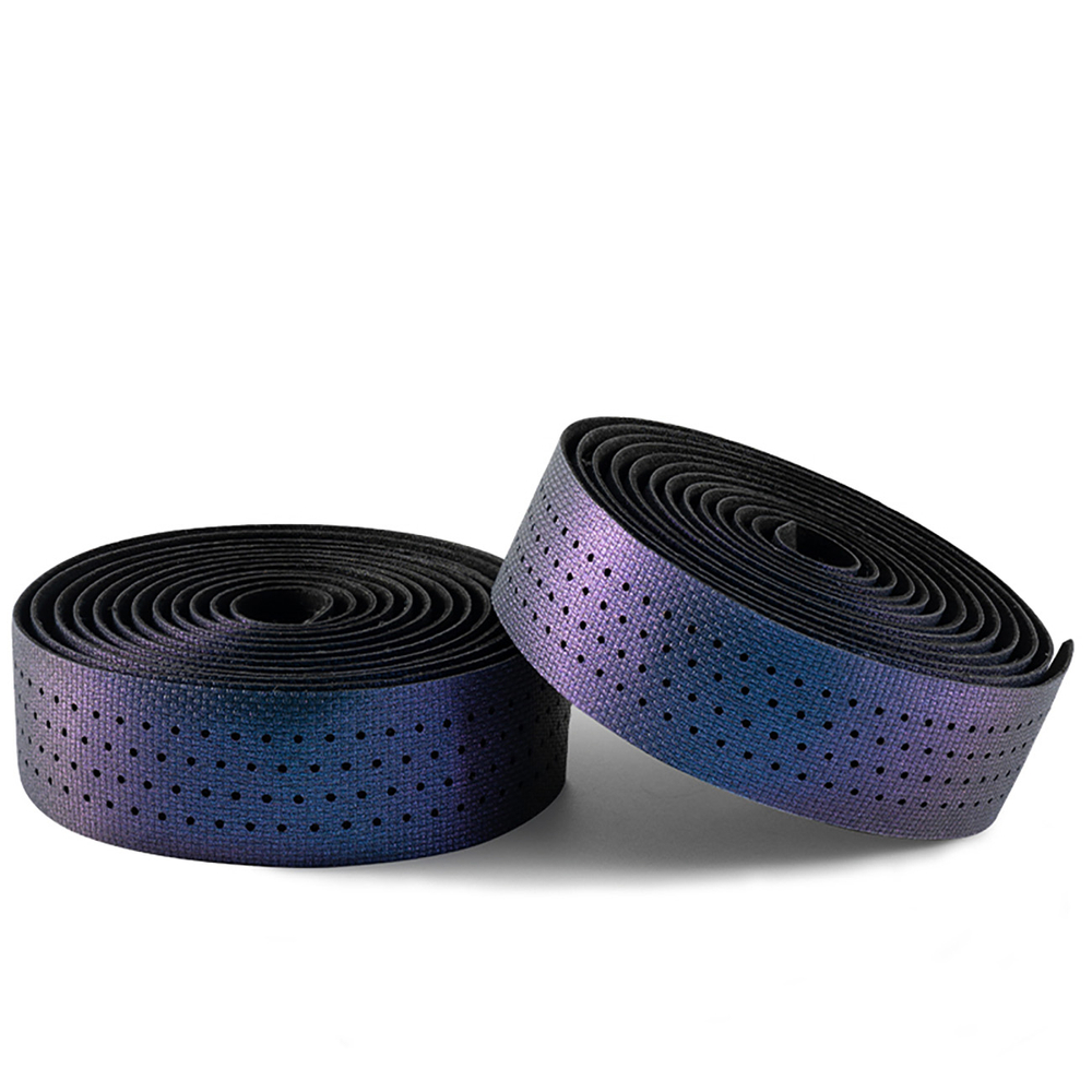 Rockbros Handlebar Tape Perated Silicone with Chameleon Effect - Purple