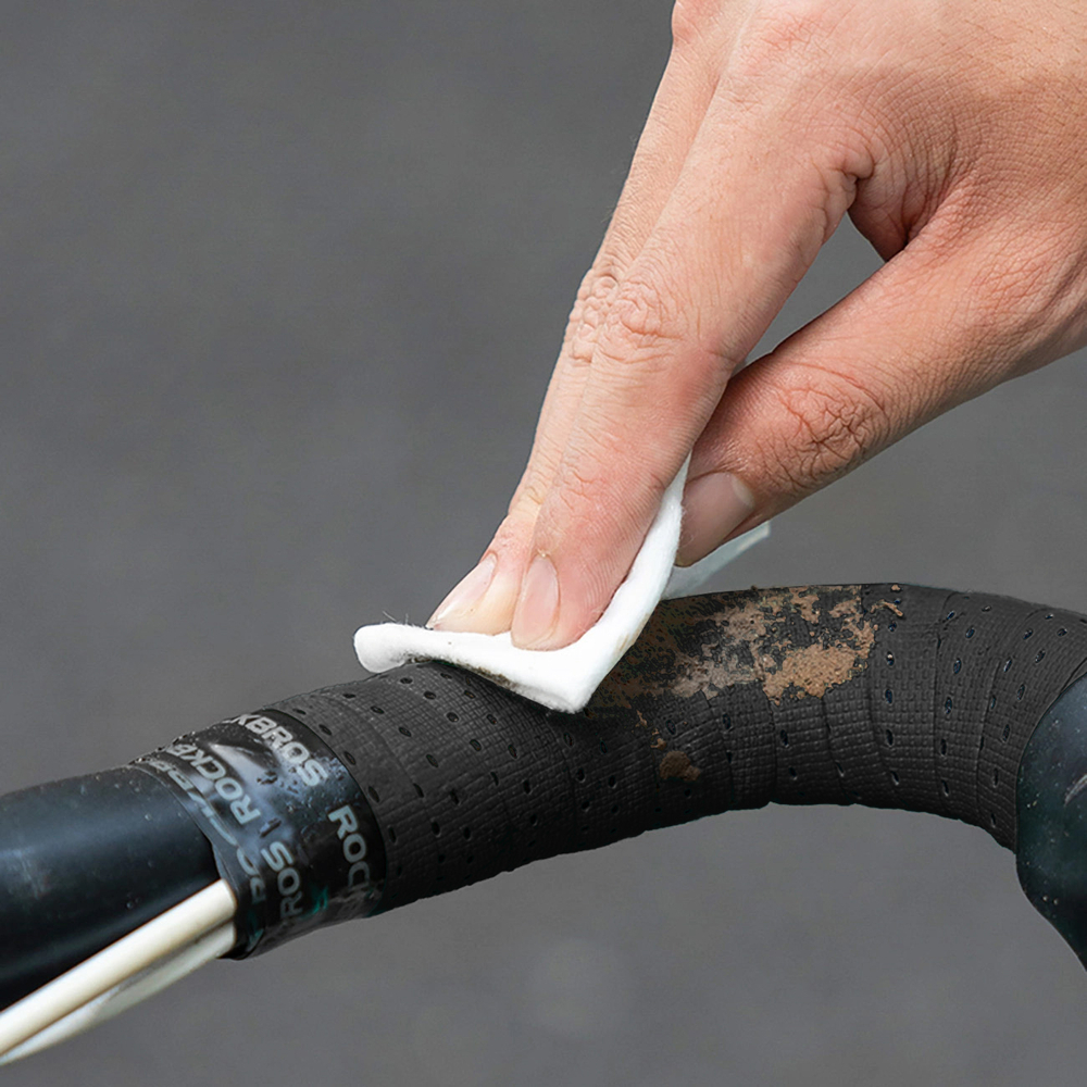 Rockbros Perforated Silicone Handlebar Tape, Black