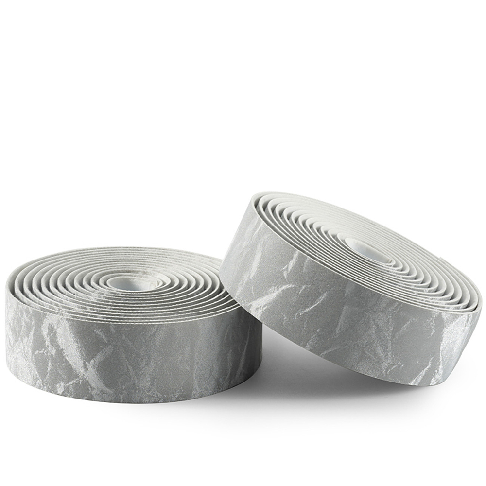 Rockbros PU Handlebar Tape "Velour" Pattern - Grey