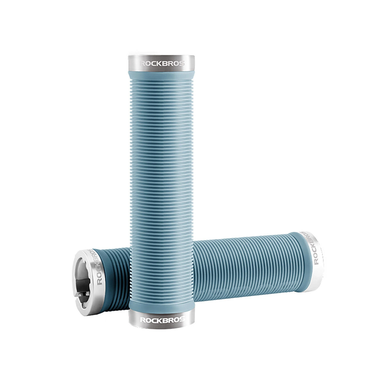Rockbros Anti-Slip Twist Bike Grips, Blue